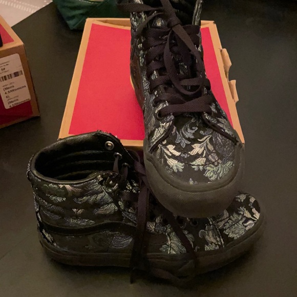 Vans Sk8-Hi platform 2 Daring Damsel Multi Black - Picture 1 of 3